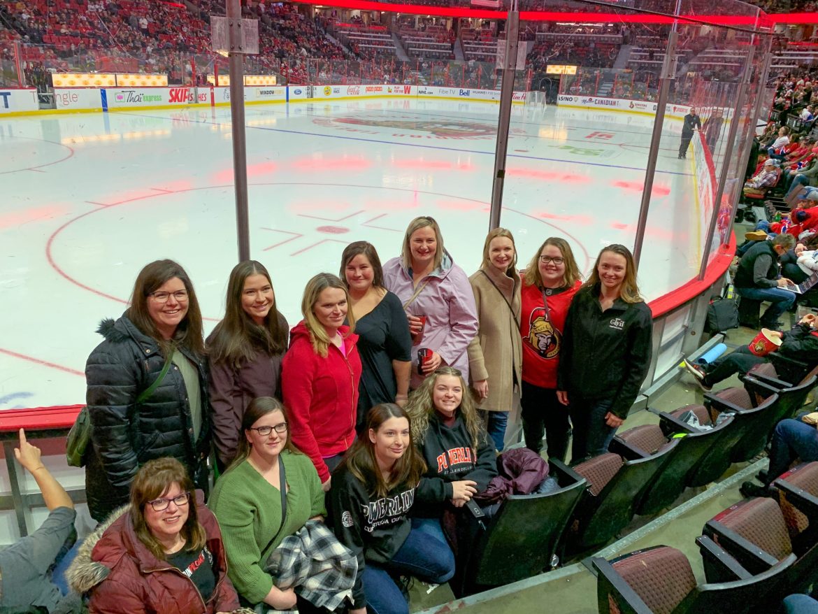 Image group of women pictured at Women of PLT networking event